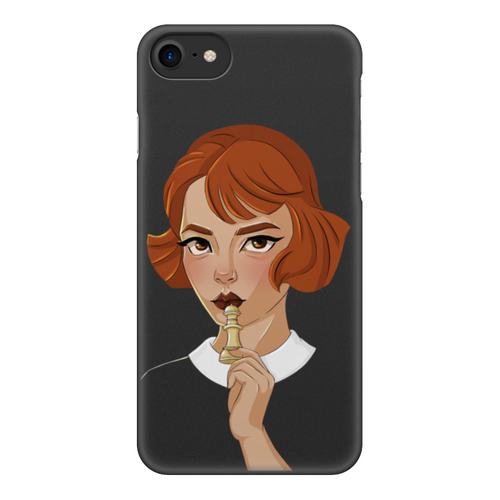 Заказать чехол для iPhone 8/8 Plus в Москве. Чехол для iPhone 8, объёмная печать Королевский гамбит от Дана Столыпина - готовые дизайны и нанесение принтов.