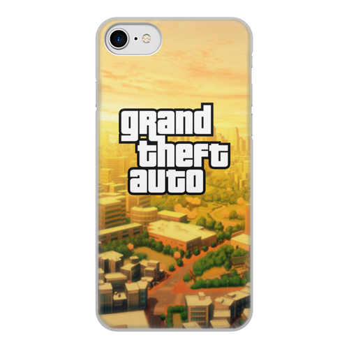 Заказать чехол для iPhone 8/8 Plus в Москве. Чехол для iPhone 8, объёмная печать Grand Theft Auto от THE_NISE  - готовые дизайны и нанесение принтов.