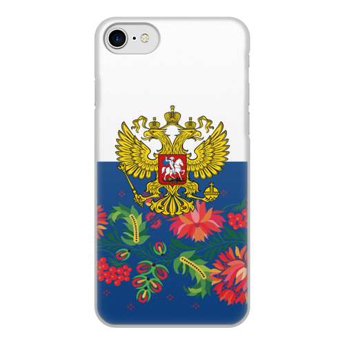 Заказать чехол для iPhone 8/8 Plus в Москве. Чехол для iPhone 8, объёмная печать Хохлома от THE_NISE  - готовые дизайны и нанесение принтов.
