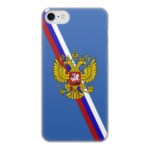 Заказать чехол для iPhone 8/8 Plus в Москве. Чехол для iPhone 8, объёмная печать Герб России от THE_NISE  - готовые дизайны и нанесение принтов.