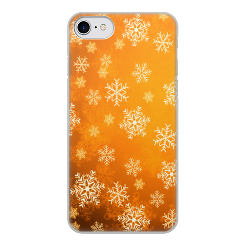 Заказать чехол для iPhone 8/8 Plus в Москве. Чехол для iPhone 8, объёмная печать Снежинки от THE_NISE  - готовые дизайны и нанесение принтов.