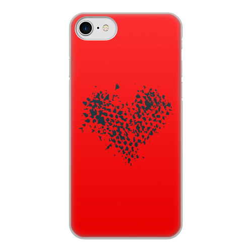Заказать чехол для iPhone 8/8 Plus в Москве. Чехол для iPhone 8, объёмная печать сердце от THE_NISE  - готовые дизайны и нанесение принтов.