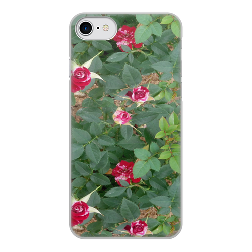 Заказать чехол для iPhone 8/8 Plus в Москве. Чехол для iPhone 8, объёмная печать Красные розы от mrs-snit@yandex.ru - готовые дизайны и нанесение принтов.