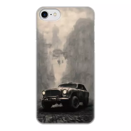 Заказать чехол для iPhone 8/8 Plus в Москве. Чехол для iPhone 8, объёмная печать Steampunk car от Дана Столыпина - готовые дизайны и нанесение принтов.