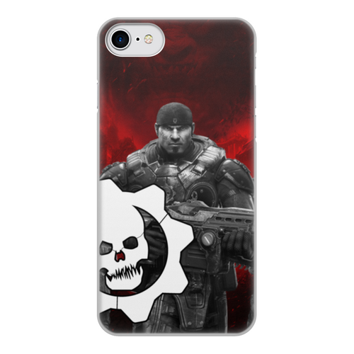 Заказать чехол для iPhone 8/8 Plus в Москве. Чехол для iPhone 8, объёмная печать Gears of War  от THE_NISE  - готовые дизайны и нанесение принтов.