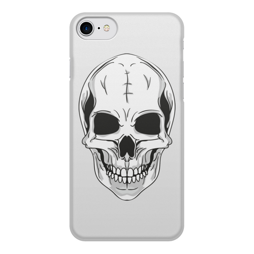 Заказать чехол для iPhone 8/8 Plus в Москве. Чехол для iPhone 8, объёмная печать Череп от BAD OWL - готовые дизайны и нанесение принтов.
