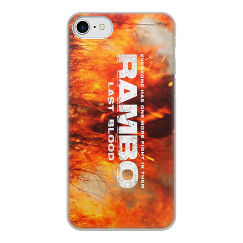 Заказать чехол для iPhone 8/8 Plus в Москве. Чехол для iPhone 8, объёмная печать Rambo от Leichenwagen - готовые дизайны и нанесение принтов.