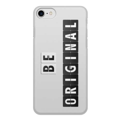 Заказать чехол для iPhone 8/8 Plus в Москве. Чехол для iPhone 8, объёмная печать Be original от ISliM - готовые дизайны и нанесение принтов.