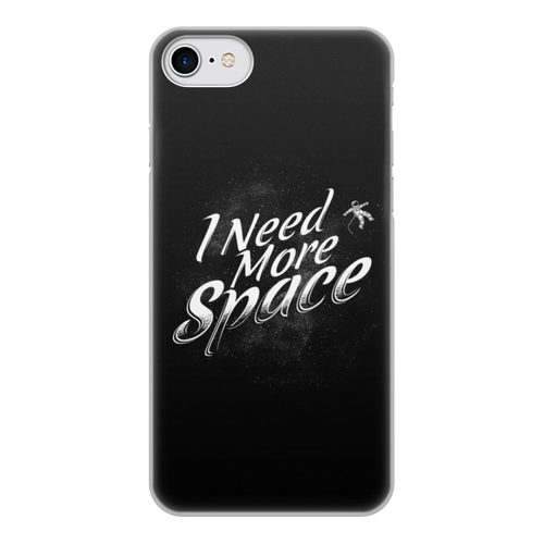 Заказать чехол для iPhone 8/8 Plus в Москве. Чехол для iPhone 8, объёмная печать I need more space от ISliM - готовые дизайны и нанесение принтов.