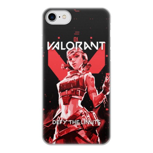 Заказать чехол для iPhone 8/8 Plus в Москве. Чехол для iPhone 8, объёмная печать VALORANT RAZE от geekbox - готовые дизайны и нанесение принтов.