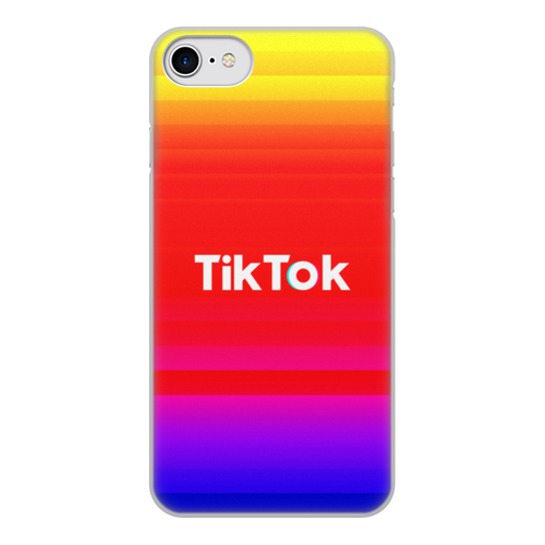 Заказать чехол для iPhone 8/8 Plus в Москве. Чехол для iPhone 8, объёмная печать Tik Tok от THE_NISE  - готовые дизайны и нанесение принтов.