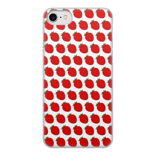 Заказать чехол для iPhone 8/8 Plus в Москве. Чехол для iPhone 8, объёмная печать Strawberry от valeriaa - готовые дизайны и нанесение принтов.