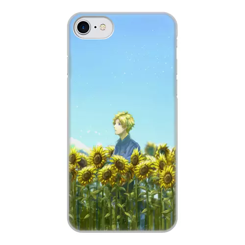 Заказать чехол для iPhone 8/8 Plus в Москве. Чехол для iPhone 8, объёмная печать Подсолнухи от Дана Столыпина - готовые дизайны и нанесение принтов.
