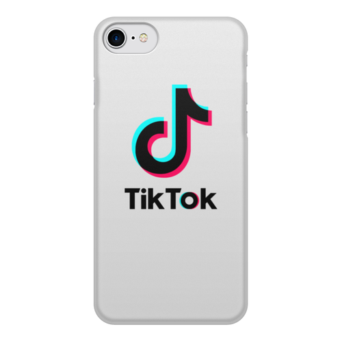 Заказать чехол для iPhone 8/8 Plus в Москве. Чехол для iPhone 8, объёмная печать TikTok  от DESIGNER   - готовые дизайны и нанесение принтов.