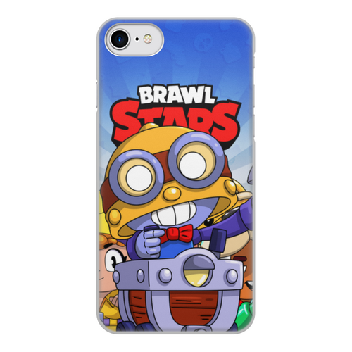 Заказать чехол для iPhone 8/8 Plus в Москве. Чехол для iPhone 8, объёмная печать BRAWL STARS CARL от geekbox - готовые дизайны и нанесение принтов.