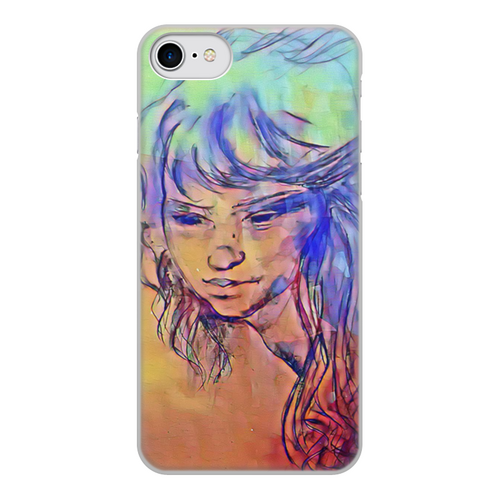 Заказать чехол для iPhone 8/8 Plus в Москве. Чехол для iPhone 8, объёмная печать Be happy and smile от Artworks by D - готовые дизайны и нанесение принтов.