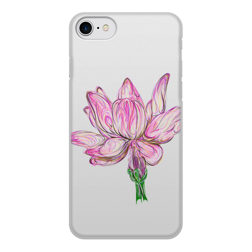 Заказать чехол для iPhone 8/8 Plus в Москве. Чехол для iPhone 8, объёмная печать  Цветок Лотоса   от Stil na yarkosti - готовые дизайны и нанесение принтов.