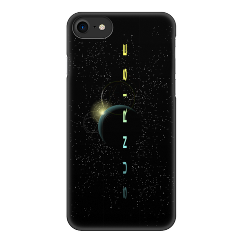 Заказать чехол для iPhone 8/8 Plus в Москве. Чехол для iPhone 8, объёмная печать Восход Солнца над планетой. от Zorgo-Art  - готовые дизайны и нанесение принтов.