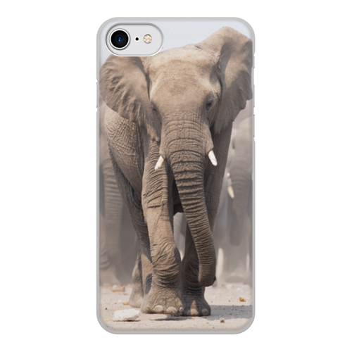 Заказать чехол для iPhone 8/8 Plus в Москве. Чехол для iPhone 8, объёмная печать Слоны от THE_NISE  - готовые дизайны и нанесение принтов.