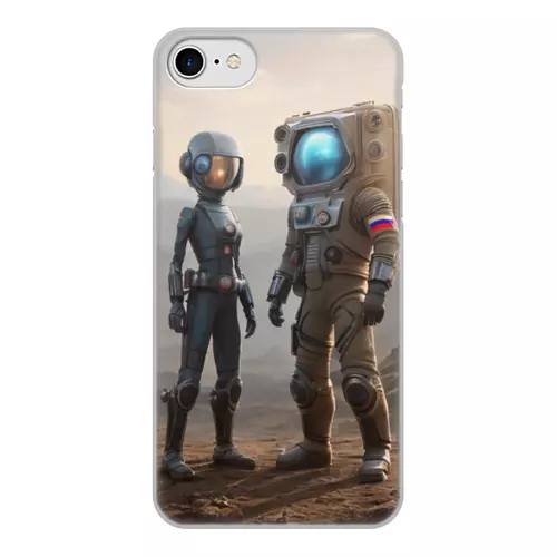 Заказать чехол для iPhone 8/8 Plus в Москве. Чехол для iPhone 8, объёмная печать На Марсе от Дана Столыпина - готовые дизайны и нанесение принтов.