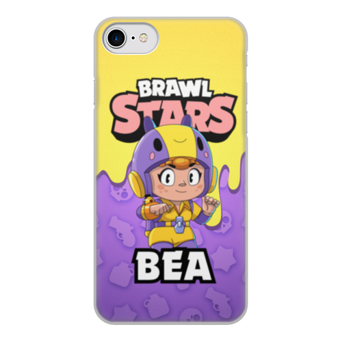 Заказать чехол для iPhone 8/8 Plus в Москве. Чехол для iPhone 8, объёмная печать BRAWL STARS BEA от geekbox - готовые дизайны и нанесение принтов.