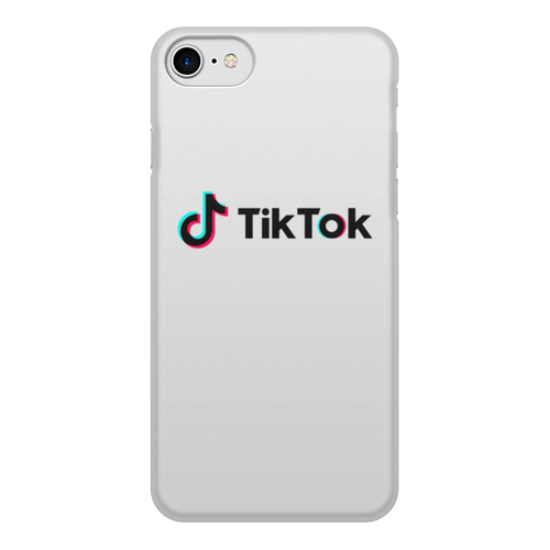 Заказать чехол для iPhone 8/8 Plus в Москве. Чехол для iPhone 8, объёмная печать TikTok  от DESIGNER   - готовые дизайны и нанесение принтов.