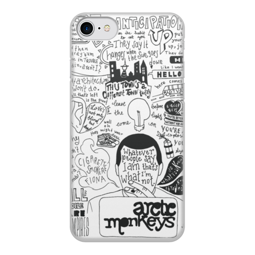 Заказать чехол для iPhone 8/8 Plus в Москве. Чехол для iPhone 8, объёмная печать Arctic Monkeys от geekbox - готовые дизайны и нанесение принтов.