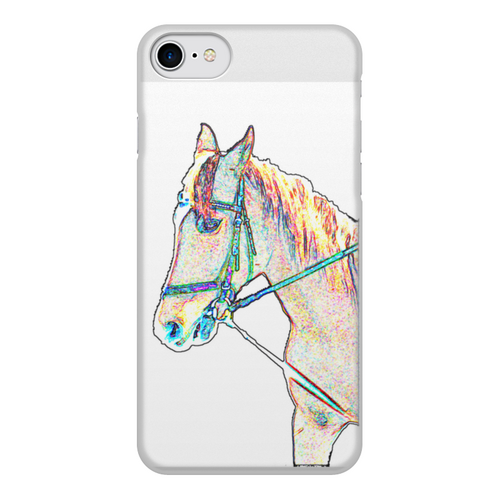 Заказать чехол для iPhone 8/8 Plus в Москве. Чехол для iPhone 8, объёмная печать Лошадь. Horse от Aidizaina  - готовые дизайны и нанесение принтов.