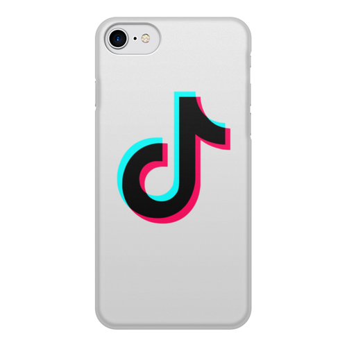 Заказать чехол для iPhone 8/8 Plus в Москве. Чехол для iPhone 8, объёмная печать TikTok  от DESIGNER   - готовые дизайны и нанесение принтов.