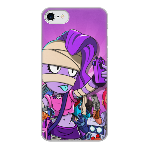 Заказать чехол для iPhone 8/8 Plus в Москве. Чехол для iPhone 8, объёмная печать BRAWL STARS EMZ от geekbox - готовые дизайны и нанесение принтов.