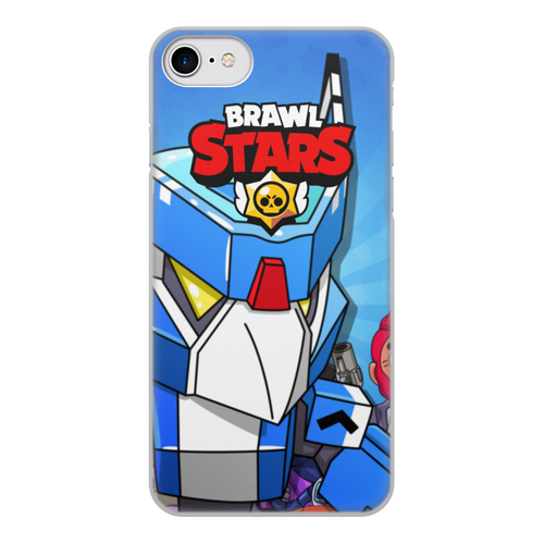 Заказать чехол для iPhone 8/8 Plus в Москве. Чехол для iPhone 8, объёмная печать BRAWL STARS CROW от geekbox - готовые дизайны и нанесение принтов.