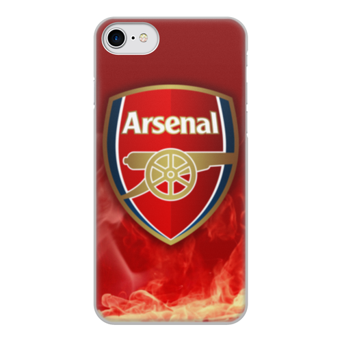 Заказать чехол для iPhone 8/8 Plus в Москве. Чехол для iPhone 8, объёмная печать Arsenal от geekbox - готовые дизайны и нанесение принтов.