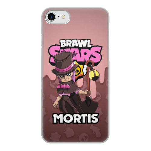 Заказать чехол для iPhone 8/8 Plus в Москве. Чехол для iPhone 8, объёмная печать BRAWL STARS MORTIS от geekbox - готовые дизайны и нанесение принтов.