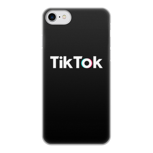 Заказать чехол для iPhone 8/8 Plus в Москве. Чехол для iPhone 8, объёмная печать TikTok  от DESIGNER   - готовые дизайны и нанесение принтов.