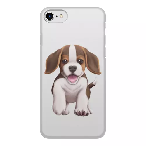 Заказать чехол для iPhone 8/8 Plus в Москве. Чехол для iPhone 8, объёмная печать Собака бигль щенок от tigerda  - готовые дизайны и нанесение принтов.