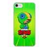 Заказать чехол для iPhone 8/8 Plus в Москве. Чехол для iPhone 8, объёмная печать BRAWL STARS LEON от geekbox - готовые дизайны и нанесение принтов.