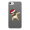 Заказать чехол для iPhone 8/8 Plus в Москве. Чехол для iPhone 8, объёмная печать Dabbing Dog от skynatural - готовые дизайны и нанесение принтов.