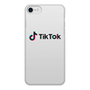 Заказать чехол для iPhone 8/8 Plus в Москве. Чехол для iPhone 8, объёмная печать TikTok  от DESIGNER   - готовые дизайны и нанесение принтов.