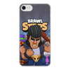 Заказать чехол для iPhone 8/8 Plus в Москве. Чехол для iPhone 8, объёмная печать BRAWL STARS BULL от geekbox - готовые дизайны и нанесение принтов.