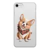 Заказать чехол для iPhone 8/8 Plus в Москве. Чехол для iPhone 8, объёмная печать Собака корги в шарфе от tigerda  - готовые дизайны и нанесение принтов.