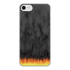 Заказать чехол для iPhone 8/8 Plus в Москве. Чехол для iPhone 8, объёмная печать Пламя и дым от bd-art  - готовые дизайны и нанесение принтов.