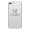 Заказать чехол для iPhone 8/8 Plus в Москве. Чехол для iPhone 8, объёмная печать PEUGEOT от DESIGNER   - готовые дизайны и нанесение принтов.