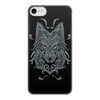 Заказать чехол для iPhone 8/8 Plus в Москве. Чехол для iPhone 8, объёмная печать Узорный волк от ISliM - готовые дизайны и нанесение принтов.