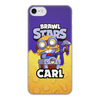 Заказать чехол для iPhone 8/8 Plus в Москве. Чехол для iPhone 8, объёмная печать BRAWL STARS CARL от geekbox - готовые дизайны и нанесение принтов.