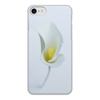 Заказать чехол для iPhone 8/8 Plus в Москве. Чехол для iPhone 8, объёмная печать цветок калла белый от i.kovaleva@list.ru - готовые дизайны и нанесение принтов.