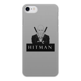 Заказать чехол для iPhone 8/8 Plus в Москве. Чехол для iPhone 8, объёмная печать Hitman от THE_NISE  - готовые дизайны и нанесение принтов.