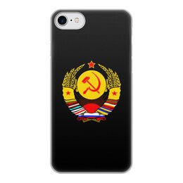 Заказать чехол для iPhone 8/8 Plus в Москве. Чехол для iPhone 8, объёмная печать Серп и молот от THE_NISE  - готовые дизайны и нанесение принтов.