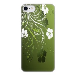 Заказать чехол для iPhone 8/8 Plus в Москве. Чехол для iPhone 8, объёмная печать цветы от THE_NISE  - готовые дизайны и нанесение принтов.