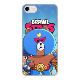 Заказать чехол для iPhone 8/8 Plus в Москве. Чехол для iPhone 8, объёмная печать BRAWL STARS EL BROWN от geekbox - готовые дизайны и нанесение принтов.