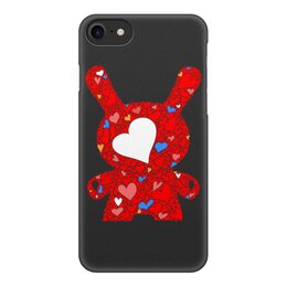 Заказать чехол для iPhone 8/8 Plus в Москве. Чехол для iPhone 8, объёмная печать Сердечный заяц Данни 2 от Дана Столыпина - готовые дизайны и нанесение принтов.